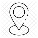 Stecknadelkopf Kartenpunkt Platzhalter Symbol