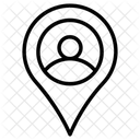 Punkt Standort Stecknadel Symbol