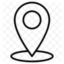 Stecknadelkopf Kartenpunkt Platzhalter Symbol
