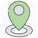 Punkt GPS Stift Symbol