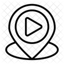Genauer Standort Karte Symbol