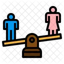 Gender Scale Equal Icon