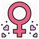 Gender Female Femenine Icon