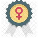 Gender Badge Appreciation Award Icon