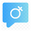 Gender Bubble Chat Gender Chat Icon