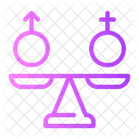 Gender Equality Human Rights Justice Scale Icon