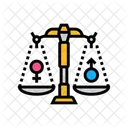 Scales Balanced Male Icon