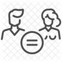 Equality Equity Difference Icon