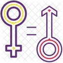 Woman Day Line Icons Icon