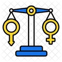 Gender Equality Scale Icon