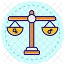 Gender Equality Scale Icon