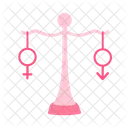 Scales Equality Gender Icon