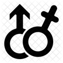 Gender Female Sign Male Sign Icon