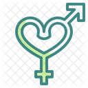 Gender Sign Heart Icon