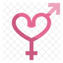 Gender Sign Heart Icon