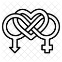 Gender Female Heart Icon