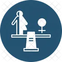 Gender Scale Equality Balance Icon