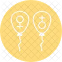 Gender Sign Ballon  Icon