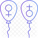 Gender Sign Ballon  Icon