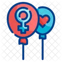 Gender Sign Ballon  Icon