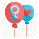 Gender Sign Ballon  Icon