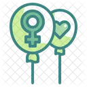 Gender Sign Ballon  Icon