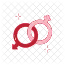 Gender sign for love  Icon