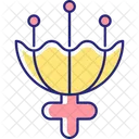 Gender symbol for female  Icon