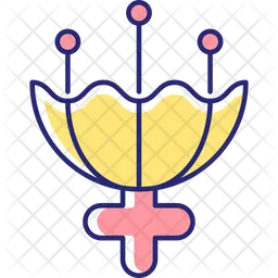 Gender symbol for female  Icon