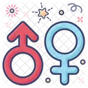 Gender Symbol Male Symbol Female Sign Icon