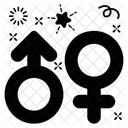 Gender Symbol Male Symbol Female Sign Icon