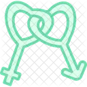 Genders Heart Love Icon