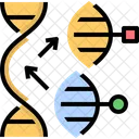 Gene Editing Replace Dna Icon