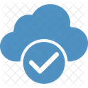 Cloud genehmigen  Symbol