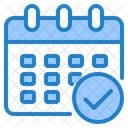 Kalender genehmigen  Symbol