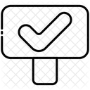 Genehmigen Schild  Symbol
