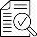 Genehmigt Lupe Prototyping Symbol