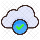 Zugelassene Cloud Online Datenspeicher Geprufte Cloud Symbol