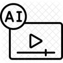 Generación de vídeo ia  Icono