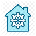 Ventilation Icons Color Blue Symbol