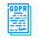 General Data Gdpr File Gdpr Icon