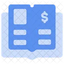 General Ledger Book Financial Books Icon