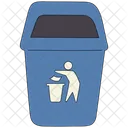 Bin Sorting Waste Bin Icon