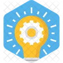 Generar Idea Bombilla Energia Icono