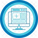 Constructeur De Sites Web Conception De Sites Web Creation De Sites Web Outil De Developpement Web Construire Un Logiciel De Conception Constructeur De Plate Forme Cms Icône