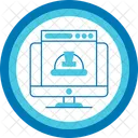 Constructeur De Sites Web Conception De Sites Web Creation De Sites Web Outil De Developpement Web Construire Un Logiciel De Conception Constructeur De Plate Forme Cms Icône