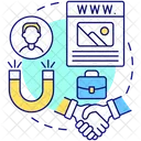 Creating Websites App Screen Concepts Icon
