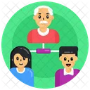 Family Hierarchy Generation Hierarchy Family Network Icon