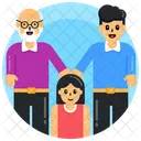 Generations Three Generations Parenthood Icon