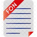 Generic Font File  アイコン